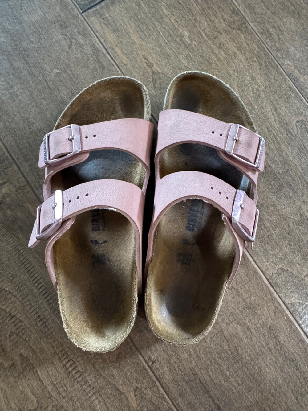 Birkenstock Pink Two-Buckle Kids Sandals